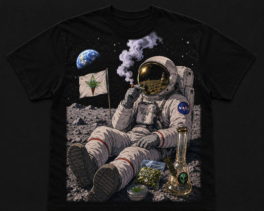Smoking Space Man t-shirt